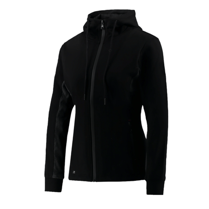 Marwin Sports Full Zip Women's Hoodie - Black/Grey - Marwin Sports
