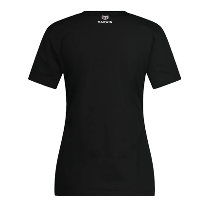 Marwin Sports Mopar Cotton Crew Neck Women's Tee - Black - Marwin Sports