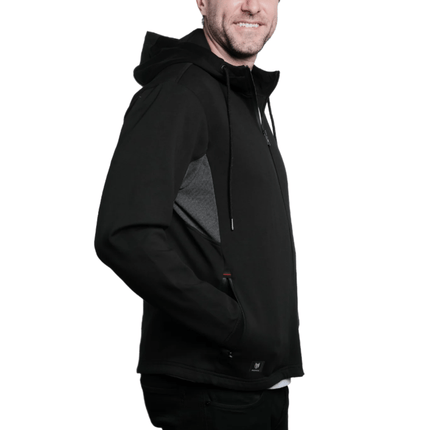 Marwin Sports Mopar Full Zip Men's Hoodie - Black/Grey - Marwin Sports
