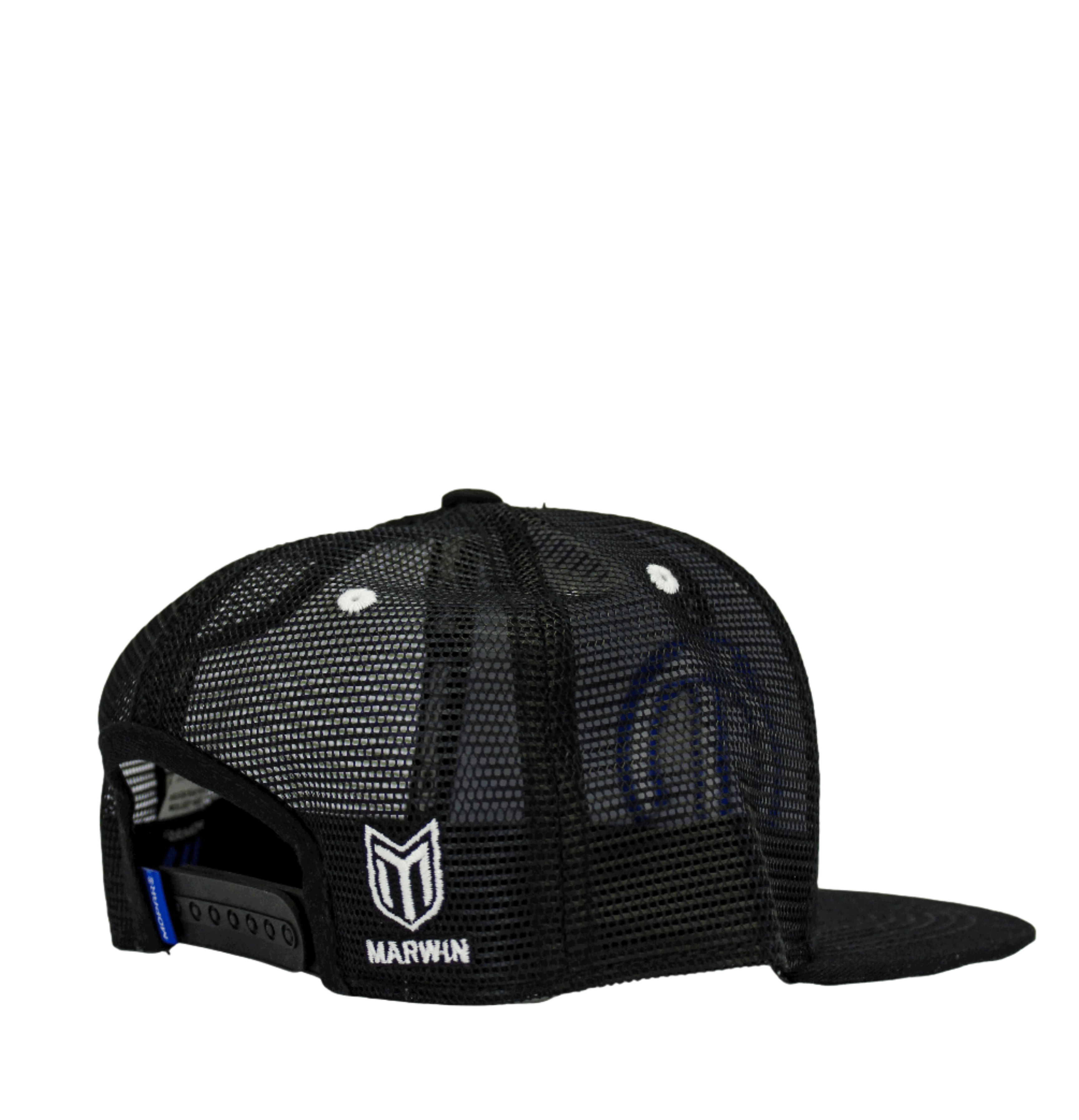 Marwin Sports Mopar Logo Embroidered 6 Panel Hat - Black - Marwin Sports