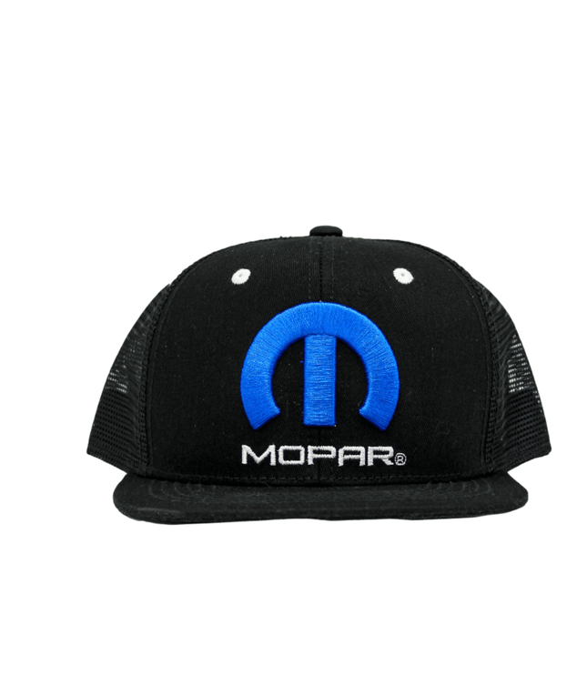 Marwin Sports Mopar Logo Embroidered 6 Panel Hat - Black - Marwin Sports