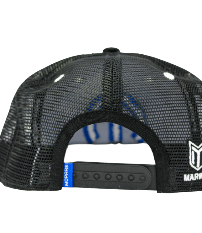 Marwin Sports Mopar Logo Embroidered 6 Panel Hat - Black - Marwin Sports