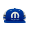 Marwin Sports Mopar Logo Embroidered 6 Panel Hat - Blue/White - Marwin Sports