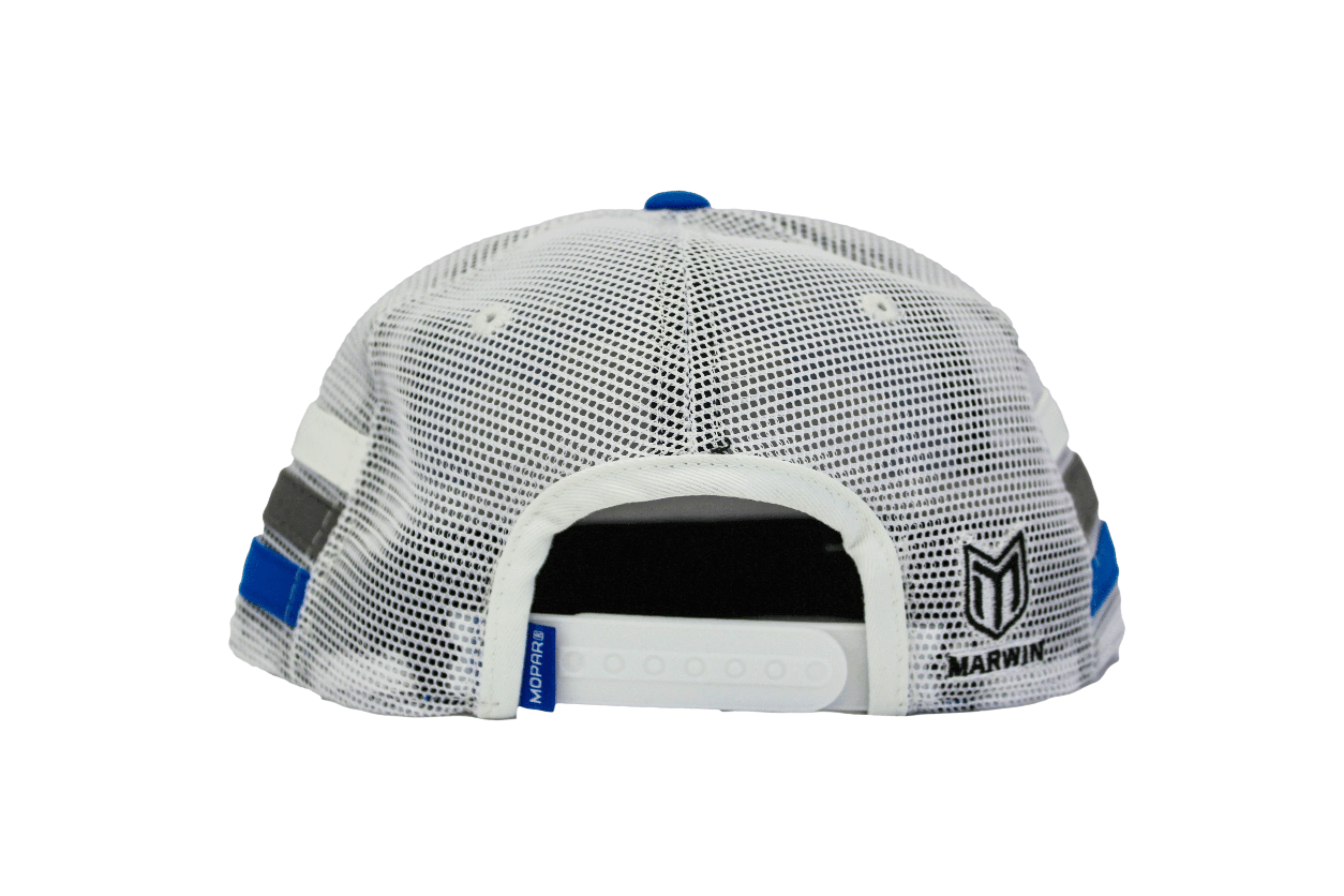 Marwin Sports Mopar Logo Embroidered 6 Panel Hat - Blue/White - Marwin Sports