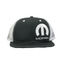 Marwin Sports Mopar Logo Embroidered 6 Panel Hat - Charcoal Grey/White - Marwin Sports