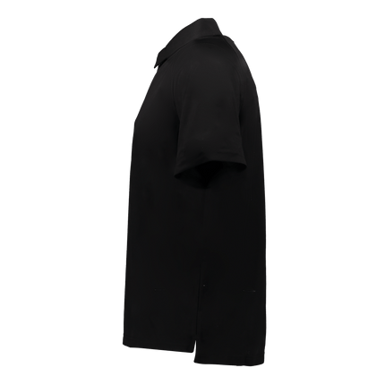 Marwin Sports Poly Zipper Men's Polo - Black - Marwin Sports
