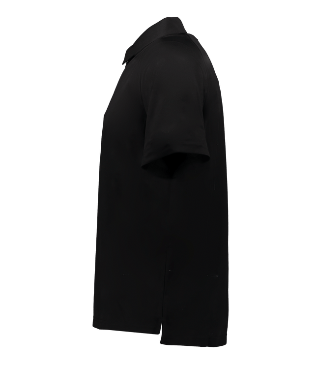 Marwin Sports Poly Zipper Men's Polo - Black - Marwin Sports