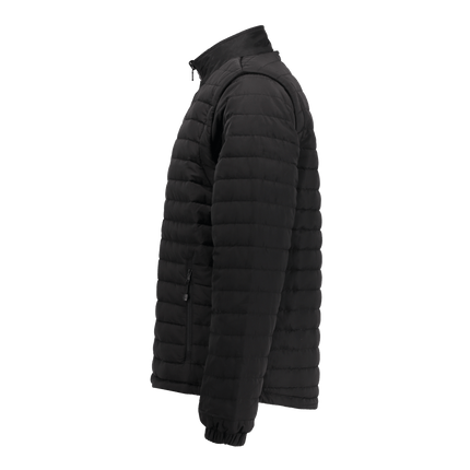 Marwin Sports Puffer Men's Jacket Removable Arms - Black - Marwin Sports