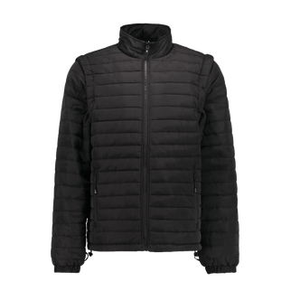 Marwin Sports Puffer Men's Jacket Removable Arms - Black - Marwin Sports