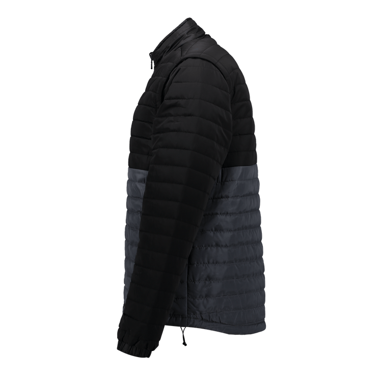 Marwin Sports Puffer Men's Jacket Removable Arms - Black/Grey - Marwin Sports