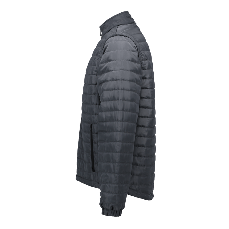 Marwin Sports Puffer Men's Jacket Removable Arms - Grey - Marwin Sports