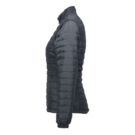 Marwin Sports Puffer Women's Jacket Removable Arms - Grey - Marwin Sports