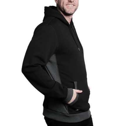 Marwin Sports Pullover Men's Hoodie - Black/Grey - Marwin Sports