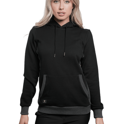 Marwin Sports Pullover Women's Hoodie - Black/Grey - Marwin Sports