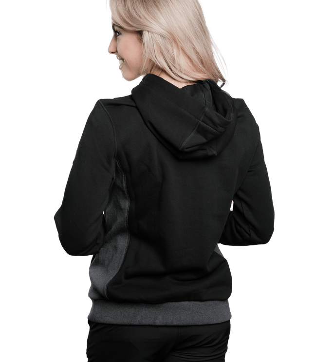 Marwin Sports Pullover Women's Hoodie - Black/Grey - Marwin Sports