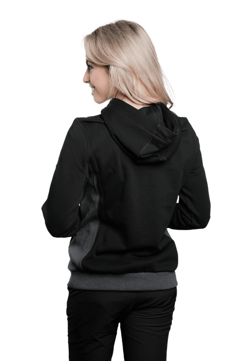Marwin Sports Pullover Women's Hoodie - Black/Grey - Marwin Sports
