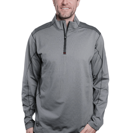 Marwin Sports Quarter Zip Men's Pullover - Grey - Marwin Sports