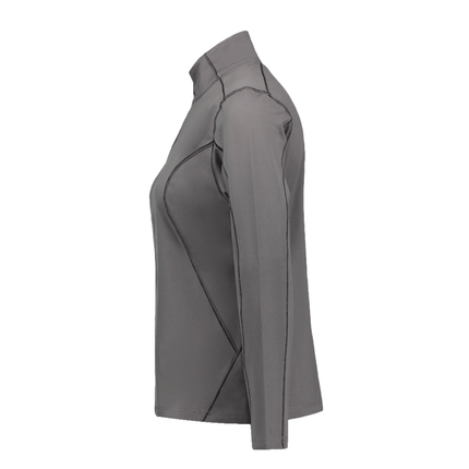 Marwin Sports Quarter Zip Women's Pullover - Grey - Marwin Sports