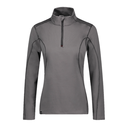 Marwin Sports Quarter Zip Women's Pullover - Grey - Marwin Sports