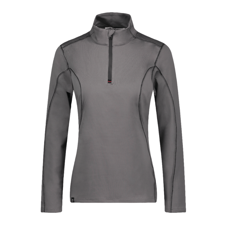 Marwin Sports Quarter Zip Women's Pullover - Grey - Marwin Sports