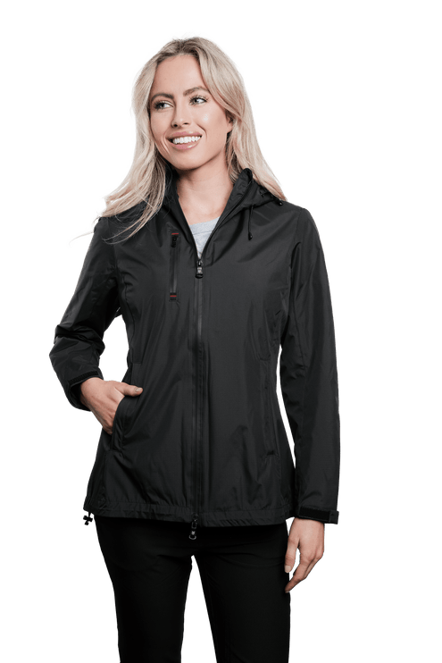 Marwin Sports Rain Women's Jacket - Black - Marwin Sports