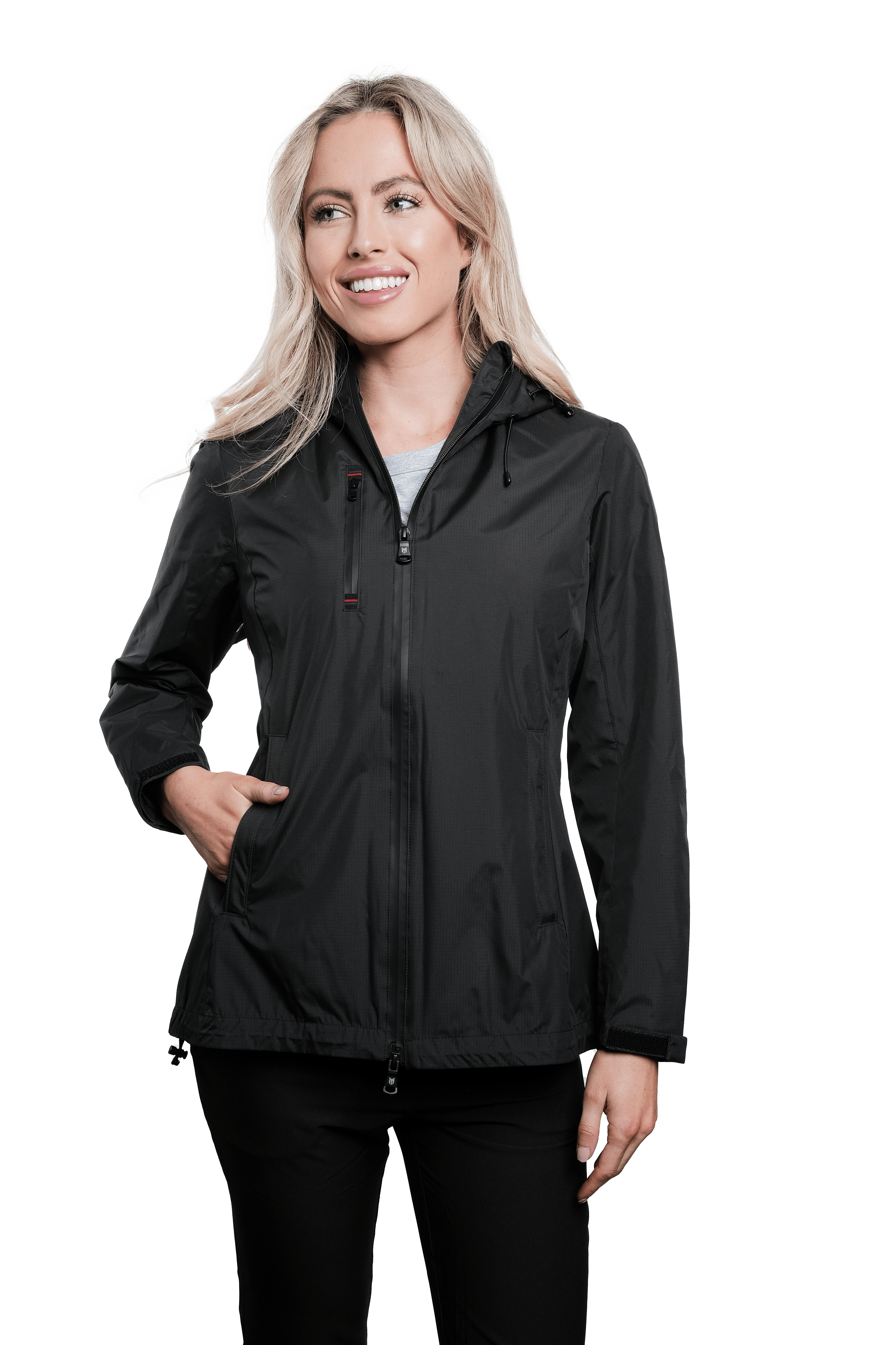Marwin Sports Rain Women's Jacket - Black - Marwin Sports