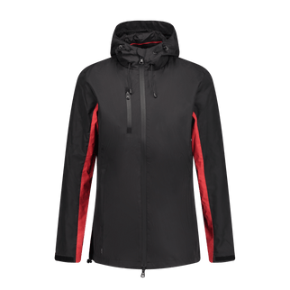 Marwin Sports Rain Women's Jacket - Black/Red - Marwin Sports