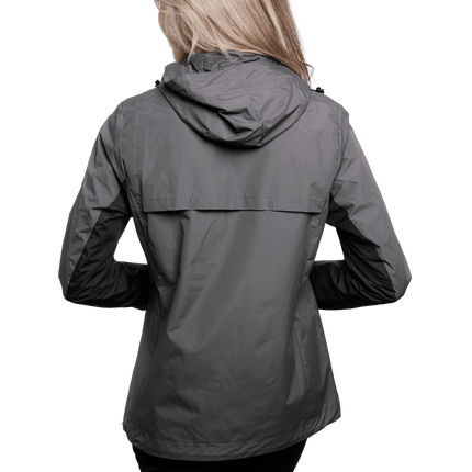Marwin Sports Rain Women's Jacket - Grey/Black - Marwin Sports