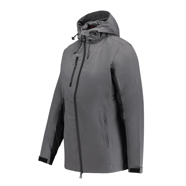 Marwin Sports Rain Women's Jacket - Grey/Black - Marwin Sports