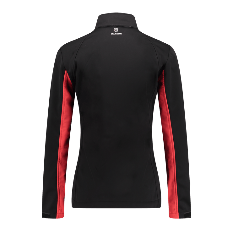 Marwin Sports Softshell Women's Jacket - Black/Red - Marwin Sports
