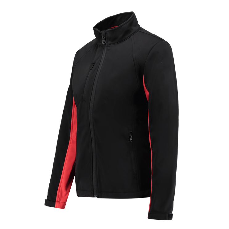 Marwin Sports Softshell Women's Jacket - Black/Red - Marwin Sports