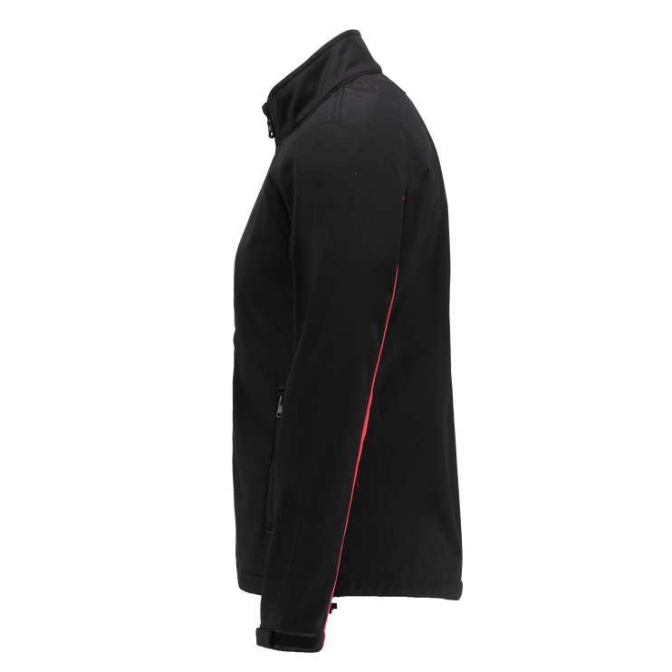 Marwin Sports Softshell Women's Jacket - Black/Red - Marwin Sports