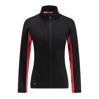 Marwin Sports Softshell Women's Jacket - Black/Red - Marwin Sports