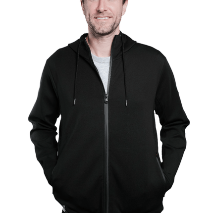 Regional Men's Full Zip Hoodie - Black - Marwin Sports