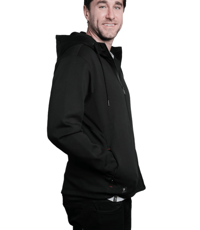 Regional Men's Full Zip Hoodie - Black - Marwin Sports