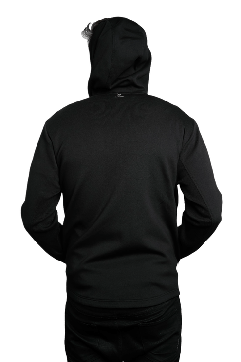 Regional Men's Full Zip Hoodie - Black - Marwin Sports