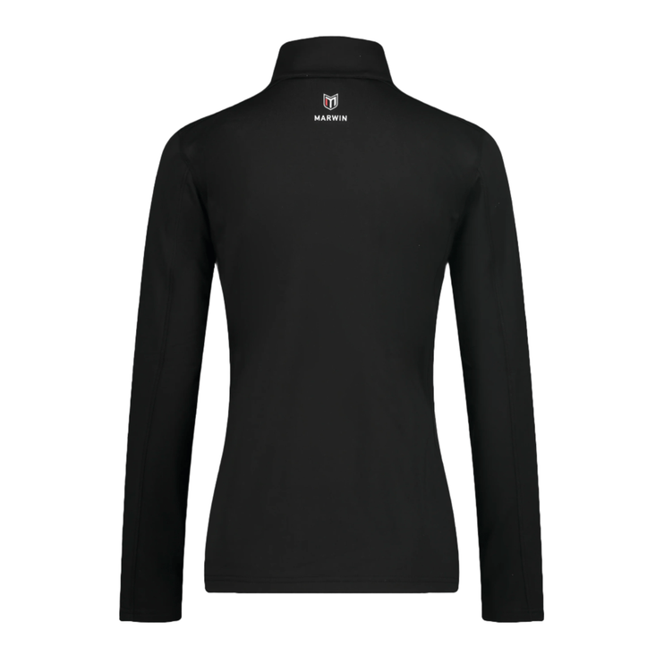 Rova Women's Quarter Zip Pullover - Black - Marwin Sports