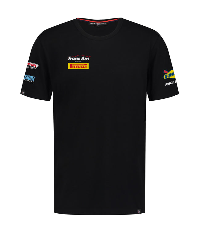 Trans Am T-Shirt With Nanocoating Technology - Black - Marwin Sports