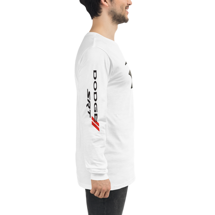 Dodge Hellcat Unisex White Long Sleeve TEE