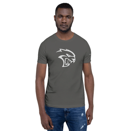 Dodge Hellcat Unisex Charcoal Heather Short Sleeve TEE