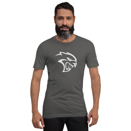 Dodge Hellcat Unisex Charcoal Heather Short Sleeve TEE