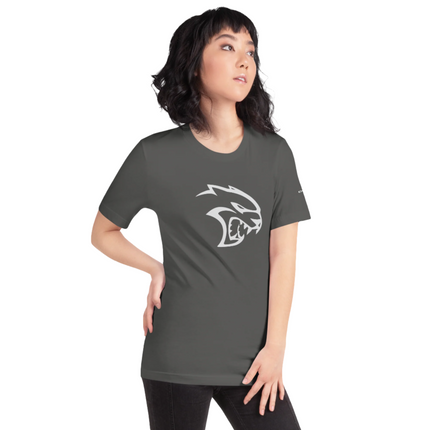 Dodge Hellcat Unisex Charcoal Heather Short Sleeve TEE